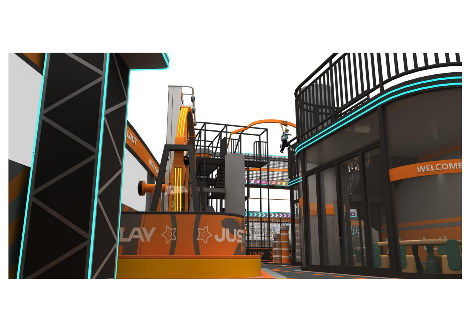 Educations toys on the wall